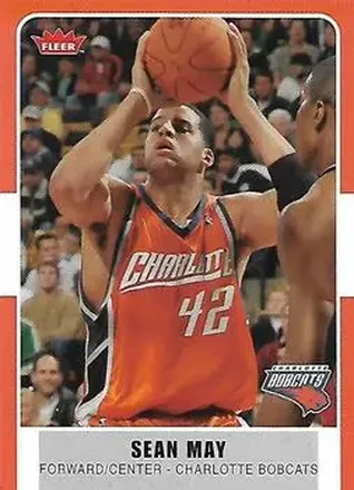 2007-08 Fleer #68 - Sean May - Charlotte Bobcats