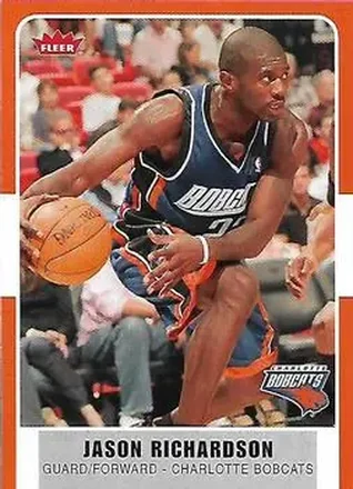 2007-08 Fleer #71 - Jason Richardson - Charlotte Bobcats