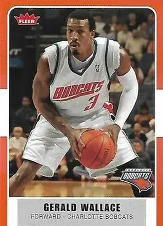 2007-08 Fleer #72 - Gerald Wallace - Charlotte Bobcats