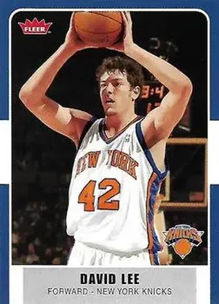 2007-08 Fleer #74 - David Lee - New York Knicks