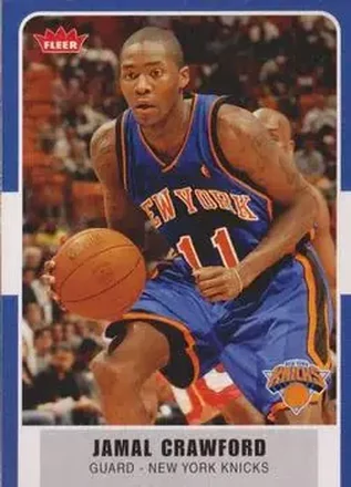 2007-08 Fleer #75 - Jamal Crawford - New York Knicks
