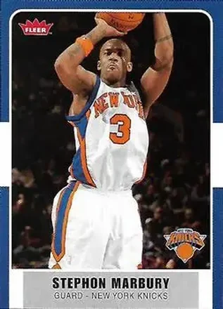 2007-08 Fleer #77 - Stephon Marbury - New York Knicks
