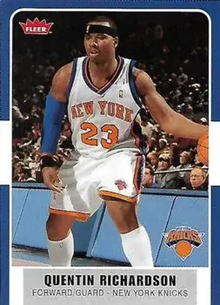 2007-08 Fleer #80 - Quentin Richardson - New York Knicks