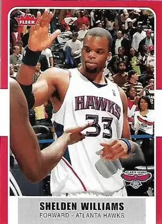 2007-08 Fleer #86 - Shelden Williams - Atlanta Hawks