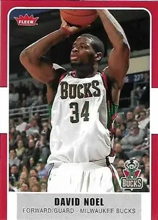 2007-08 Fleer #90 - David Noel - Milwaukee Bucks