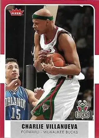 2007-08 Fleer #92 - Charlie Villanueva - Milwaukee Bucks