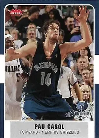 2007-08 Fleer #100 - Pau Gasol - Memphis Grizzlies