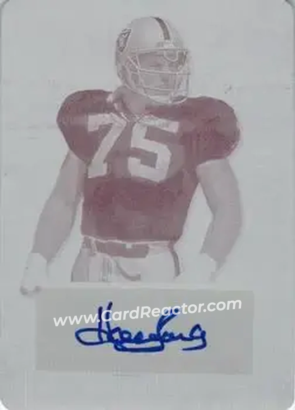 2011 Topps Supreme - Autographs Printing Plates Magenta #SA-HL - Howie Long - Los Angeles Raiders - Front