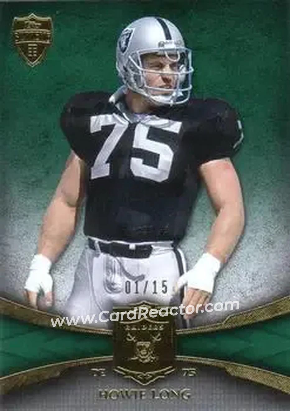 2011 Topps Supreme - Green #11 - Howie Long - Los Angeles Raiders - Front 2011 Topps Supreme - Green #11 - Howie Long - Los Angeles Raiders - Front