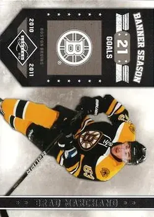 2011-12 Panini Limited - Banner Season #25 - Brad Marchand - Boston Bruins