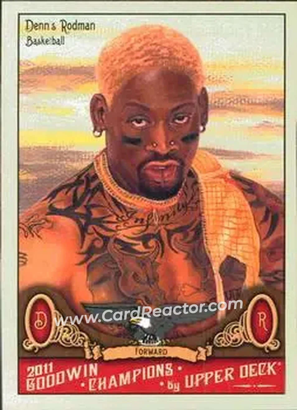 2011 Upper Deck Goodwin Champions #54 - Dennis Rodman