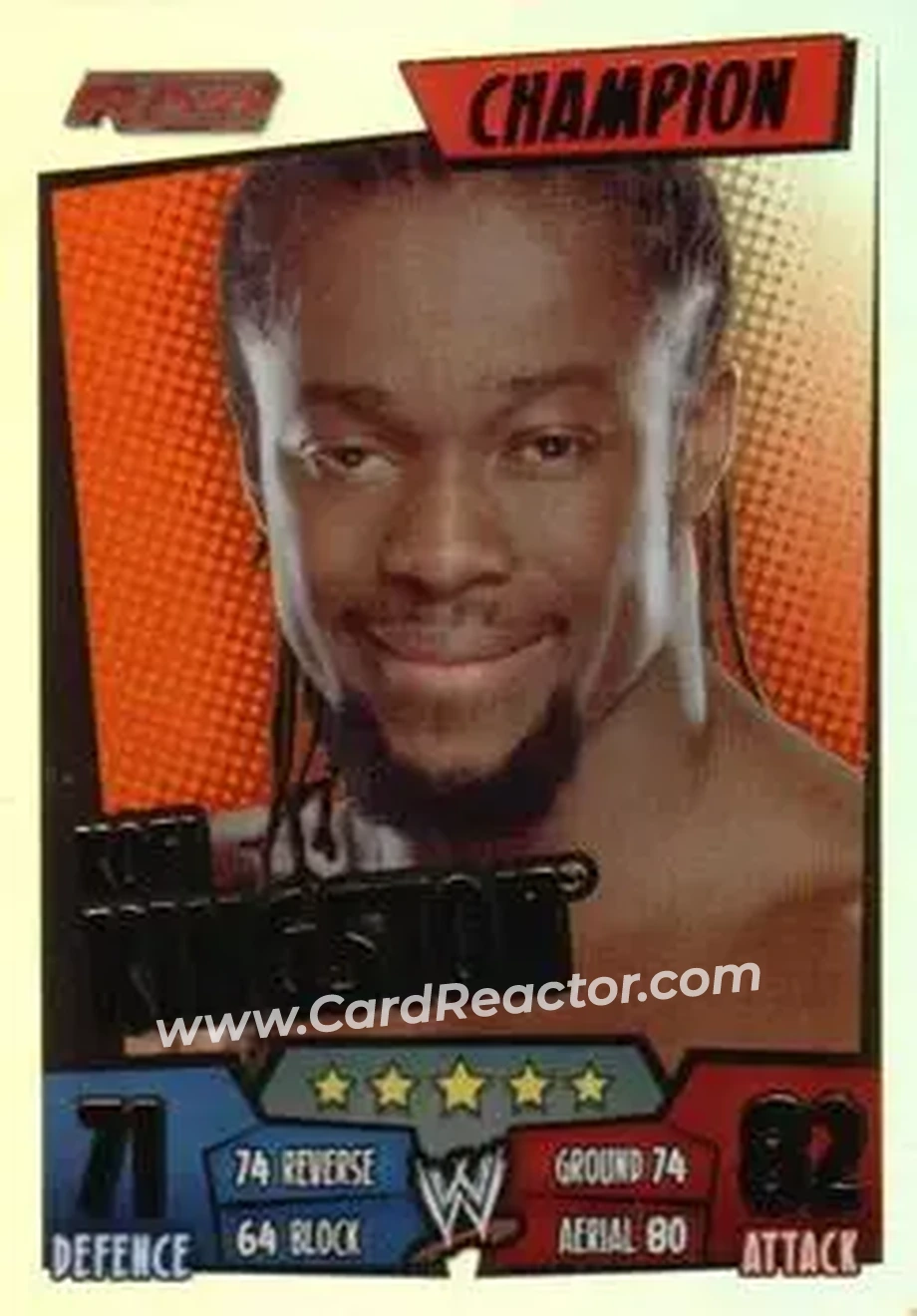 2011 Topps Slam Attax WWE Rumble #4 - Kofi Kingston