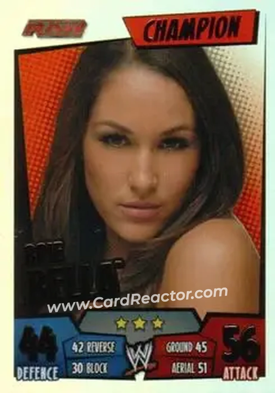 2011 Topps Slam Attax WWE Rumble #7 - Brie Bella