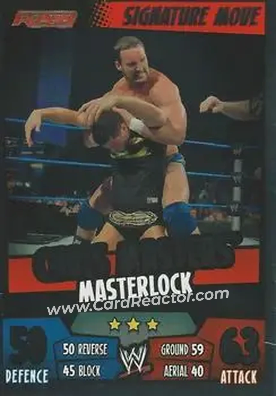 2011 Topps Slam Attax WWE Rumble #25 - Chris Masters