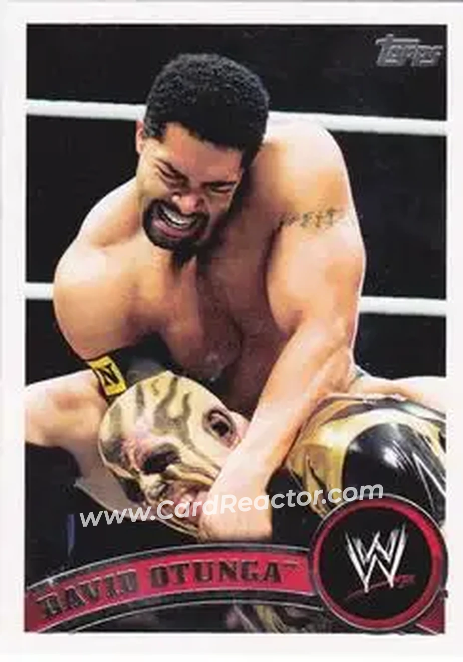 2011 Topps WWE #21 - David Otunga