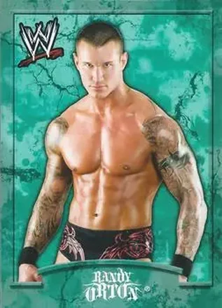 2011 Topps WWE Ringside Relic Dog Tags Inserts #8 - Randy Orton