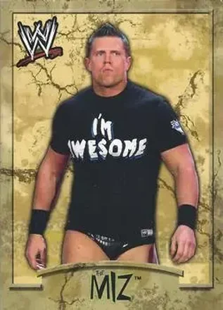 2011 Topps WWE Ringside Relic Dog Tags Inserts #10 - The Miz