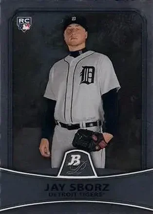 2010 Bowman Platinum #28 - Jay Sborz - Detroit Tigers