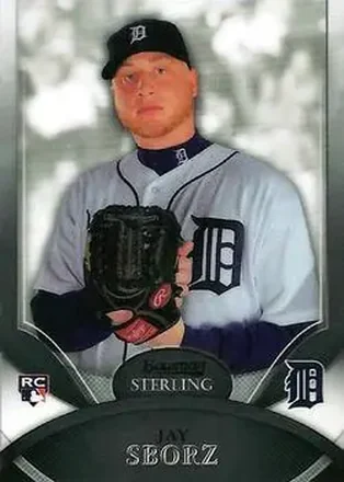2010 Bowman Sterling #37 - Jay Sborz - Detroit Tigers