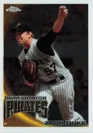 2010 Topps Chrome #11 - Zach Duke - Pittsburgh Pirates