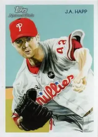 2010 Topps National Chicle #21 - J.A. Happ - Philadelphia Phillies