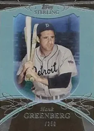 2010 Topps Sterling #35 - Hank Greenberg - Detroit Tigers