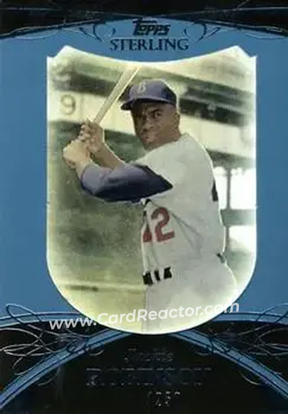 2010 Topps Sterling #42 - Jackie Robinson - Brooklyn Dodgers