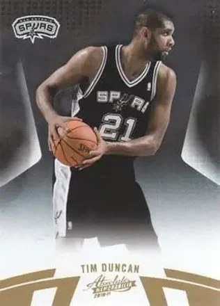 2010-11 Panini Absolute Memorabilia #22 - Tim Duncan - San Antonio Spurs