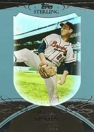 2010 Topps Sterling #136 - Warren Spahn - Milwaukee Braves