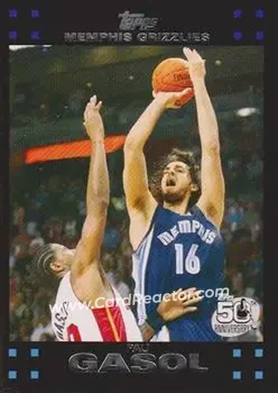 2007-08 Topps #16 - Pau Gasol - Memphis Grizzlies