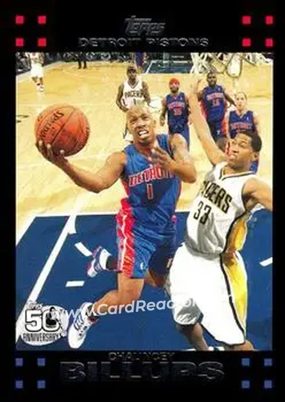 2007-08 Topps #17 - Chauncey Billups - Detroit Pistons