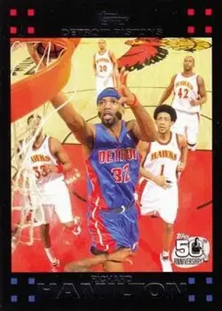 2007-08 Topps #61 - Rip Hamilton - Detroit Pistons
