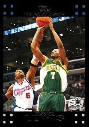 2007-08 Topps #65 - Rashard Lewis - Orlando Magic