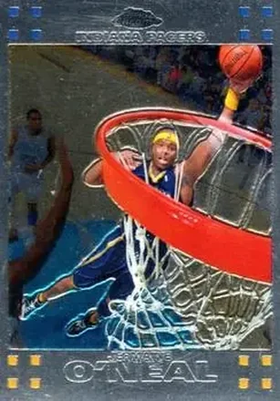 2007-08 Topps Chrome #7 - Jermaine O'Neal - Indiana Pacers