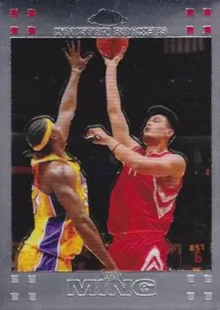 2007-08 Topps Chrome #11 - Yao Ming - Houston Rockets