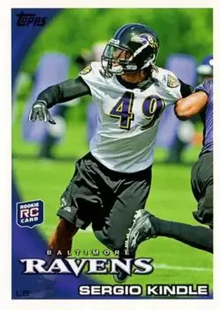 2010 Topps #28 - Sergio Kindle - Baltimore Ravens