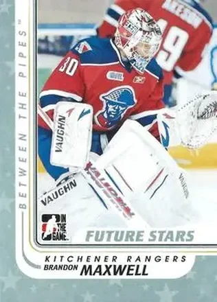 2010-11 In The Game Between The Pipes #4 - Brandon Maxwell - Kitchener Rangers
