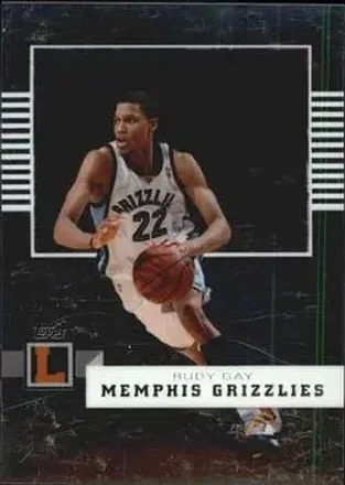 2007-08 Topps Letterman #30 - Rudy Gay - Memphis Grizzlies