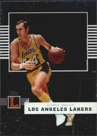 2007-08 Topps Letterman #47 - Jerry West - Los Angeles Lakers