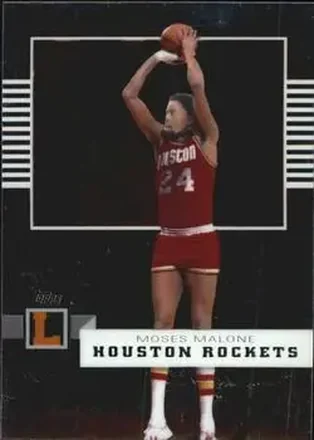 2007-08 Topps Letterman #48 - Moses Malone - Houston Rockets