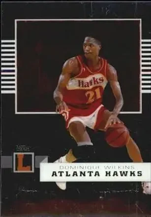 2007-08 Topps Letterman #49 - Dominique Wilkins - Atlanta Hawks