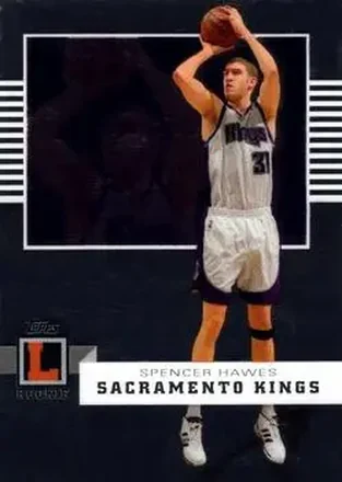 2007-08 Topps Letterman #53 - Spencer Hawes - Sacramento Kings