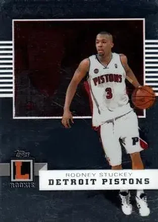 2007-08 Topps Letterman #55 - Rodney Stuckey - Detroit Pistons