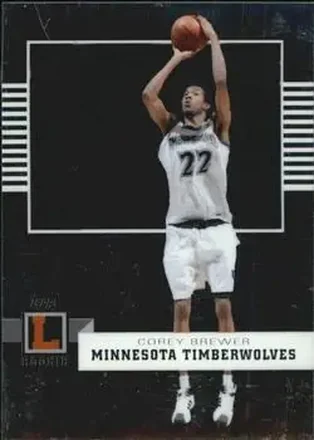 2007-08 Topps Letterman #57 - Corey Brewer - Minnesota Timberwolves