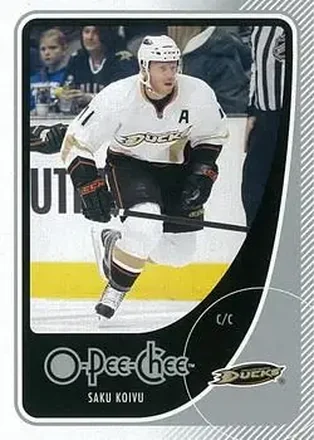 2010-11 O-Pee-Chee #6 - Saku Koivu - Anaheim Ducks
