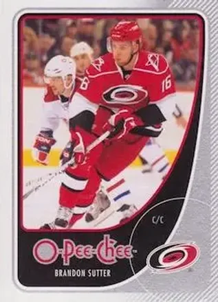 2010-11 O-Pee-Chee #9 - Brandon Sutter - Carolina Hurricanes