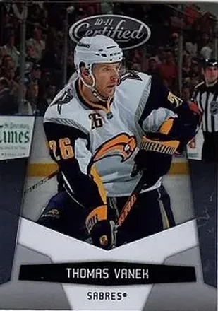 2010-11 Panini Certified #17 - Thomas Vanek - Buffalo Sabres