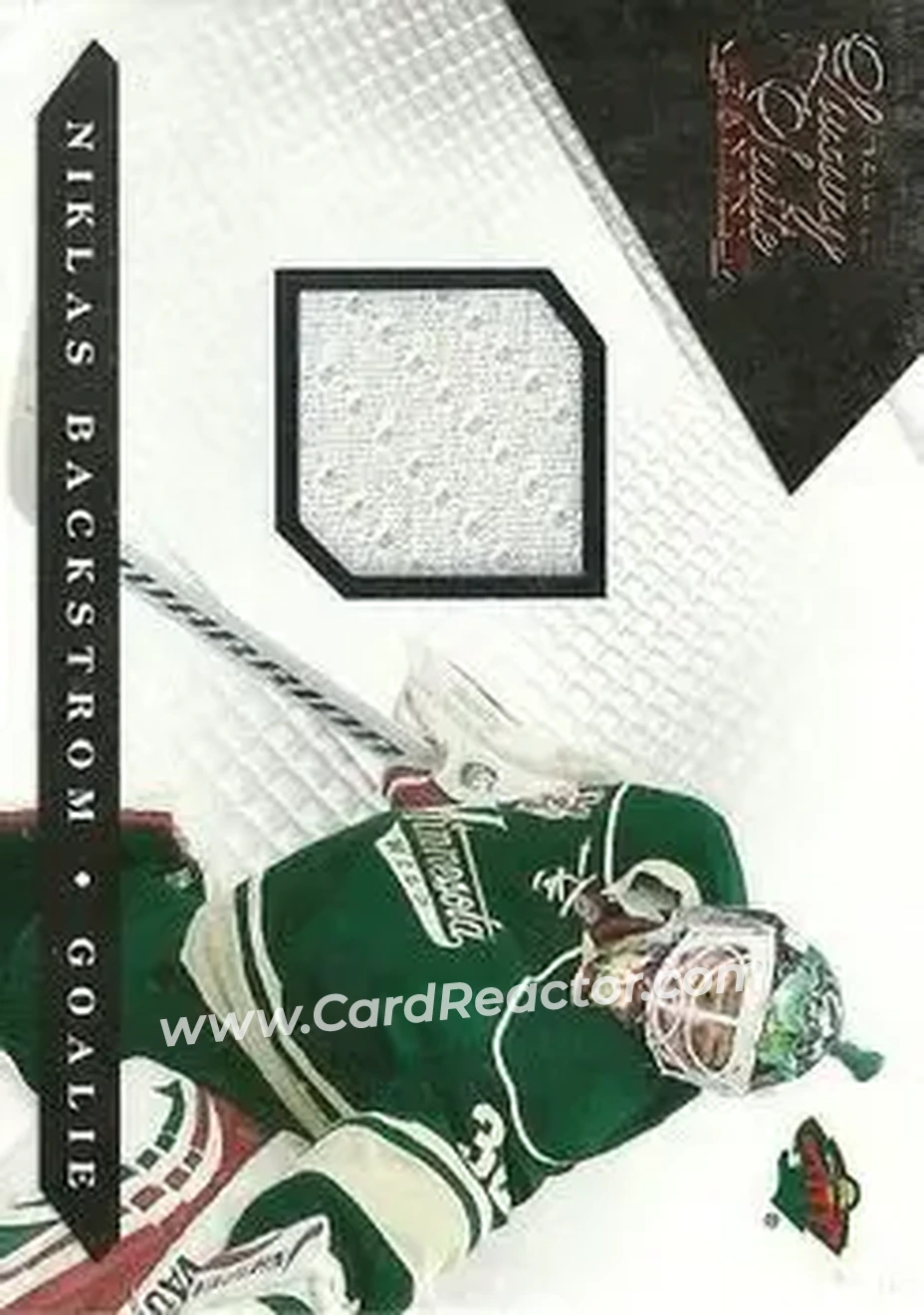 2010-11 Panini Luxury Suite #34 - Niklas Backstrom - Minnesota Wild - Back