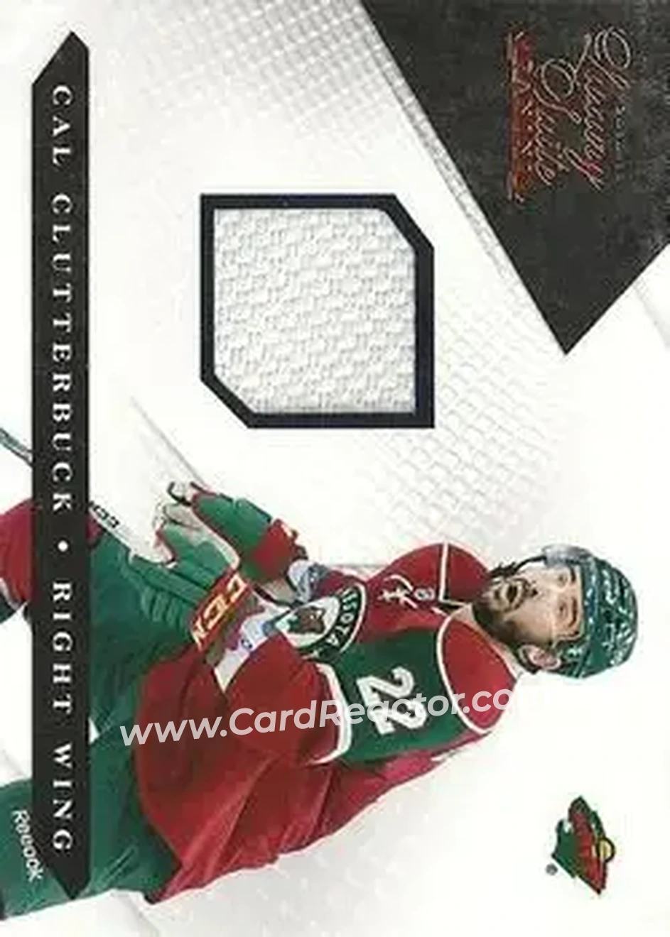 2010-11 Panini Luxury Suite #35 - Cal Clutterbuck - Minnesota Wild - Front
