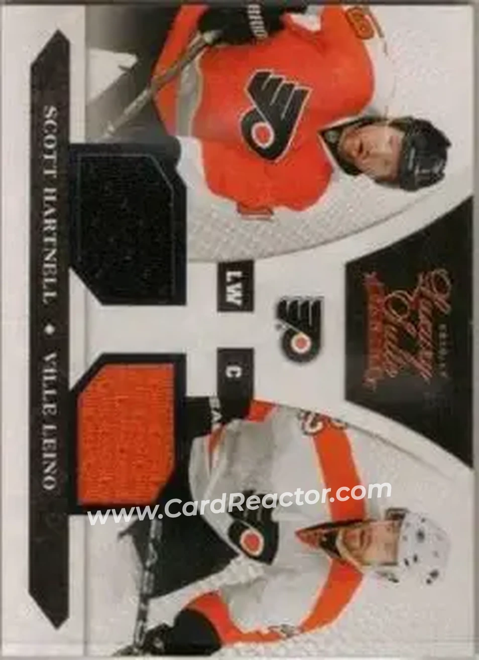 2010-11 Panini Luxury Suite #91 - Scott Hartnell - Ville Leino MEM, SN599 - Philadelphia Flyers - Philadelphia Flyers - Front